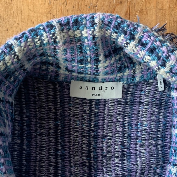 Sandro Womens Ludivine Tweed Mini Dress - Picture 13 of 16